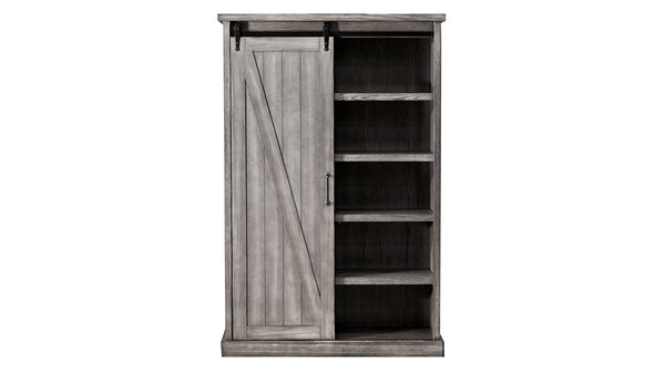 Avondale Rustic Grey Bookcase
